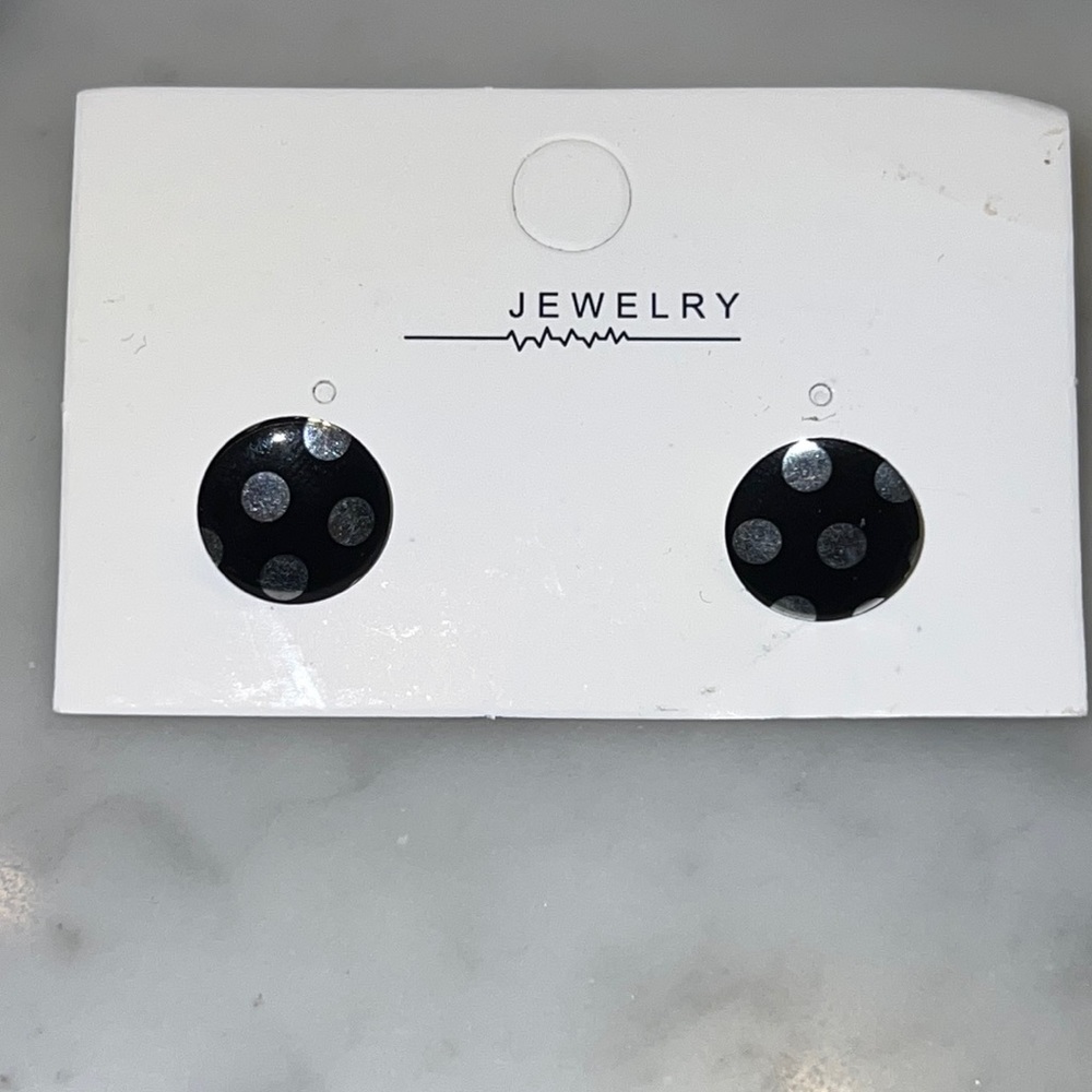 Polka dot earrings
